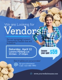 Vendors Wanted Flyer template