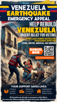 Venezuela Earthquake Relief Instagram Story template
