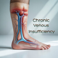 Venous Insufficiency Legs Illustration Instagram Post template