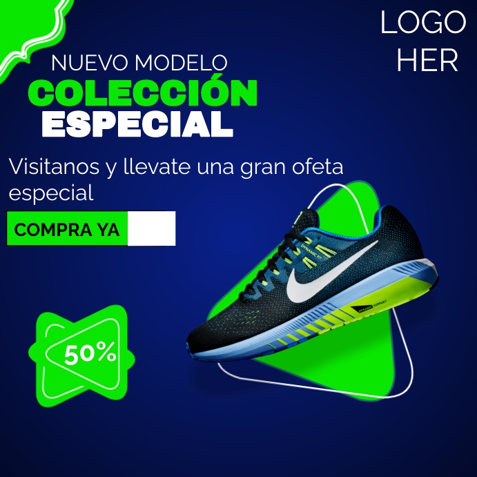 Ventas y oferta de zapatulla Message Instagram template