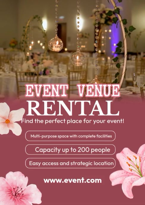 Venue Rental Template | PosterMyWall