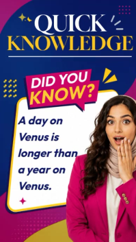 Venus Fact Instagram Reel template