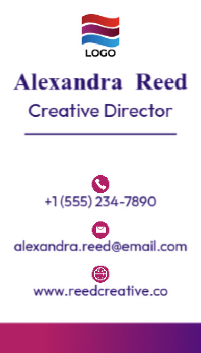 Vertical Business Card Template Editable Modern Professional minimal Contact Design