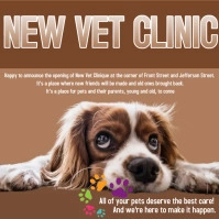 Vet Clinic Square Cuadrado (1:1) template