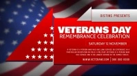 Veteran's Day Celebration Digital Display Video Digitale Vertoning (16:9) template