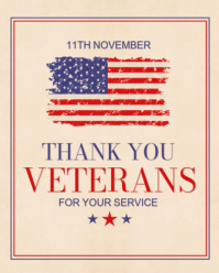 veteran's day Instagram Portrait template
