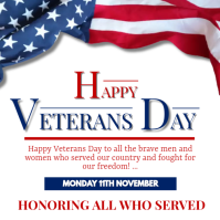 Veteran's Day Instagram post template