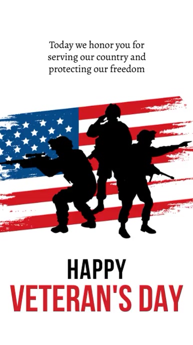 Veteran's Day Template Instagram Story