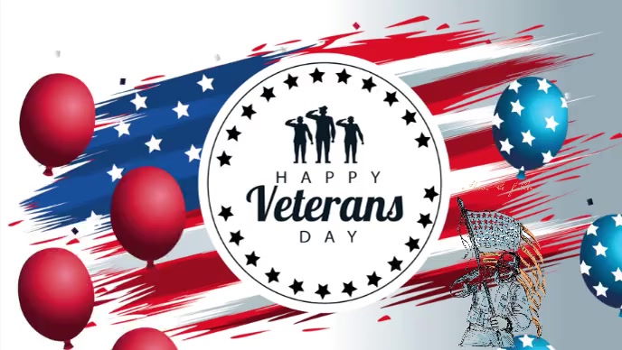 Veteran's day YouTube Thumbnail template