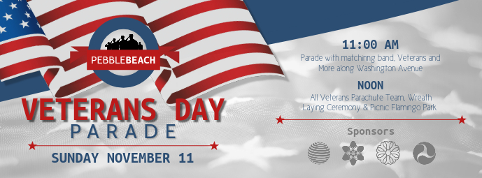 Veteran's Day Parade Facebook Cover Photo template