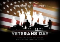 Veterans Celebration Video A4 template