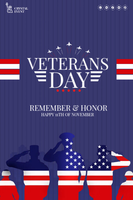 Dat Poster Copy of Veterans Dat Poster Ads | PosterMyWall