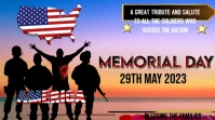 memorial day, remembrance day, observance day, decoration day, army day Digital Display (16:9) template