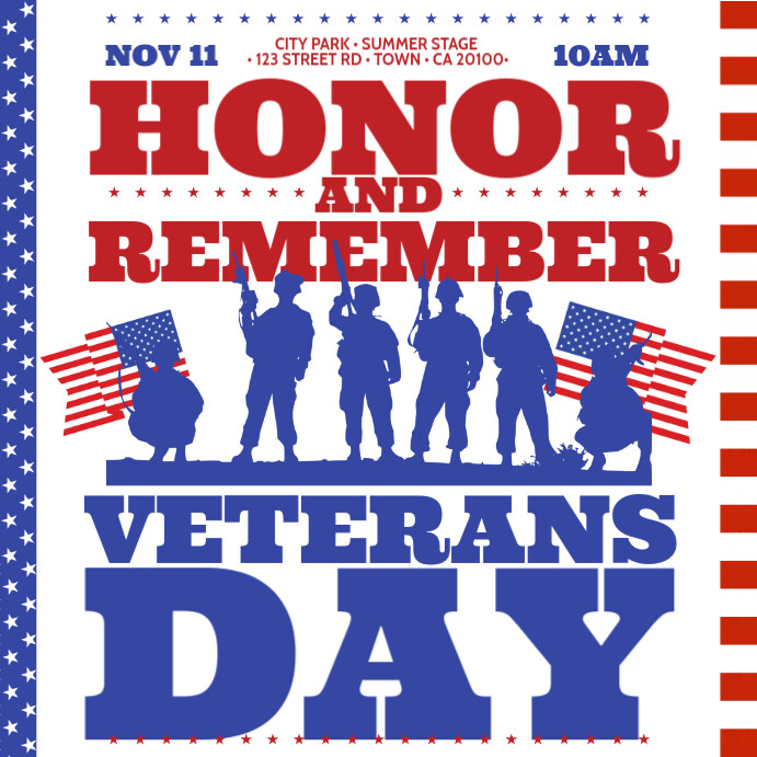 Veterans day banners print Veterans day banners print