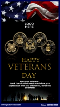 Veterans Day Celebration Instagram-Story template
