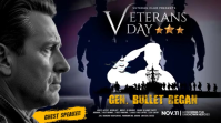 Veterans Day Celebration Thumbnail template