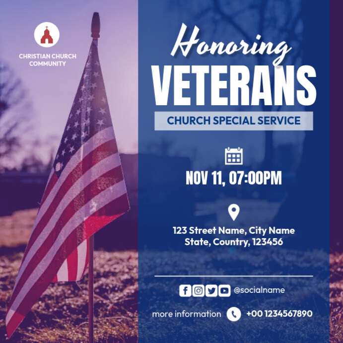 Church veterans day Church veterans day