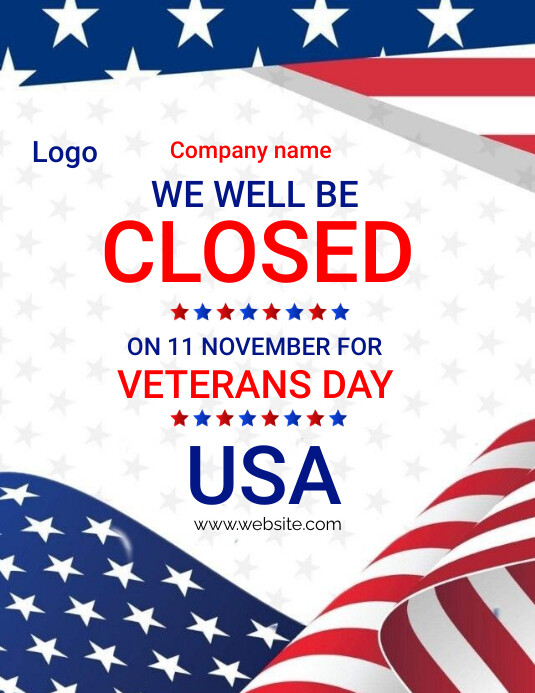 Copy Of Veterans Day Closed On 11 November PosterMyWall copy-of-veterans-day-closed-on-11-november-postermywall