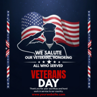 Veterans Day Instagram Post template
