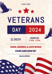 Veterans Day A2 template