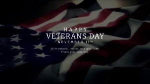 Black Veterans Day Celebration Ekran reklamowy Template