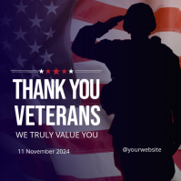 Veterans day Iphosti le-Instagram template