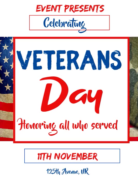Veterans day Template PosterMyWall