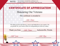 veterans day flyer, veterans appreciation Pamflet (Letter AS) template