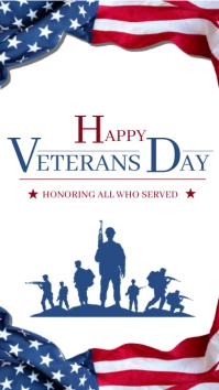 Veterans Day Instagram story. template