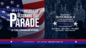 Veterans Day Parade Twitter Post Iphosti le-Twitter template