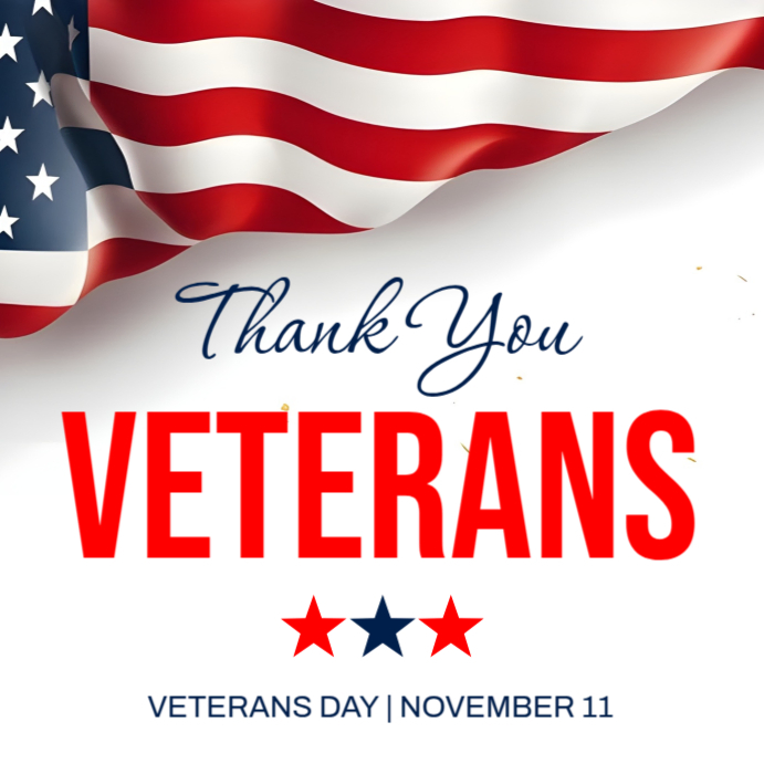 veterans day post Template | PosterMyWall