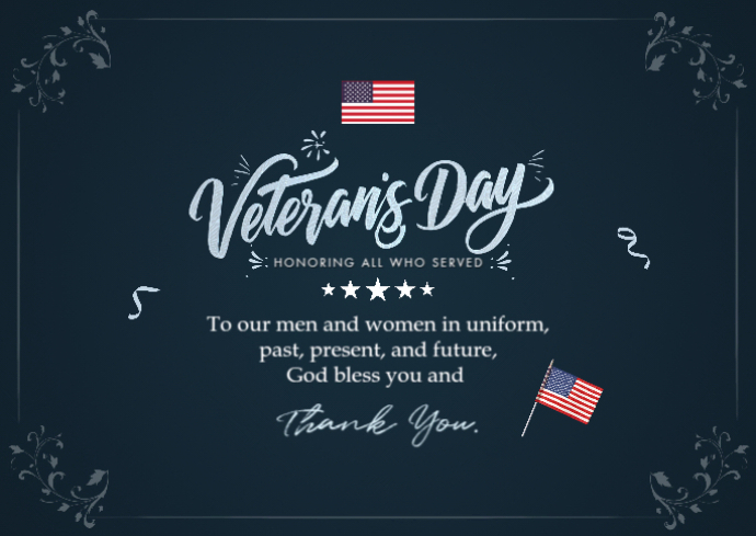 Modele De Carte Postale De Jour De Veterans De Postermywall Modele De Carte Postale De Jour De Veterans De Postermywall