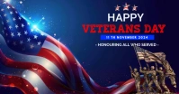 Veterans day posters Facebook Shared Image template