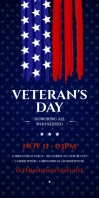 VETERANS DAY ROLL-UP BANNER template