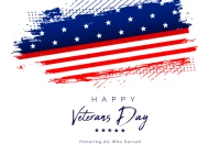 Veterans Day template Postal