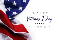 Veterans Day template Postcard