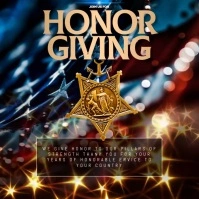 Veterans Day Tribute Cuadrado (1:1) template