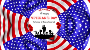veterans day twitter post, veterans day Wpis na Twittera template