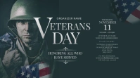 Veterans Day Twitter Post template