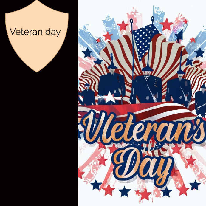 Veterans Instagram Post template