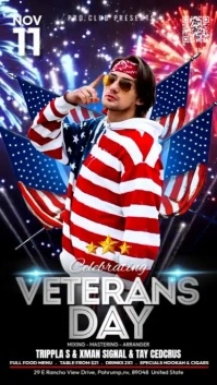 Veterans Event Day Instagram-verhaal template