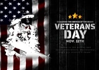 Veterans Service Honoring Video A4 template