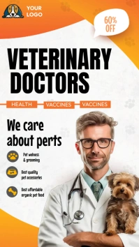 Veterinary day Instagram Story template