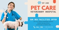 Veterinary Hospital Advert Facebook Shared Image template
