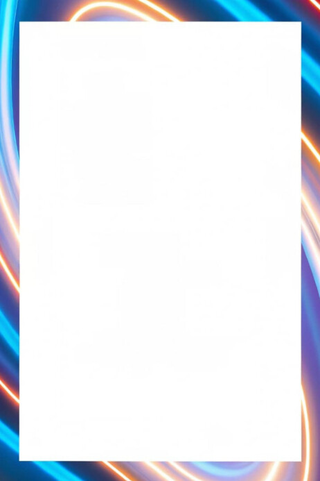 Vibrant abstract border frame โปสเตอร์ template