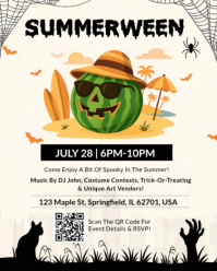 Blanco Summerween Event Instagram Portrait Template