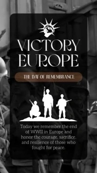 Victory in Eurpoe Message Instagram Reel template