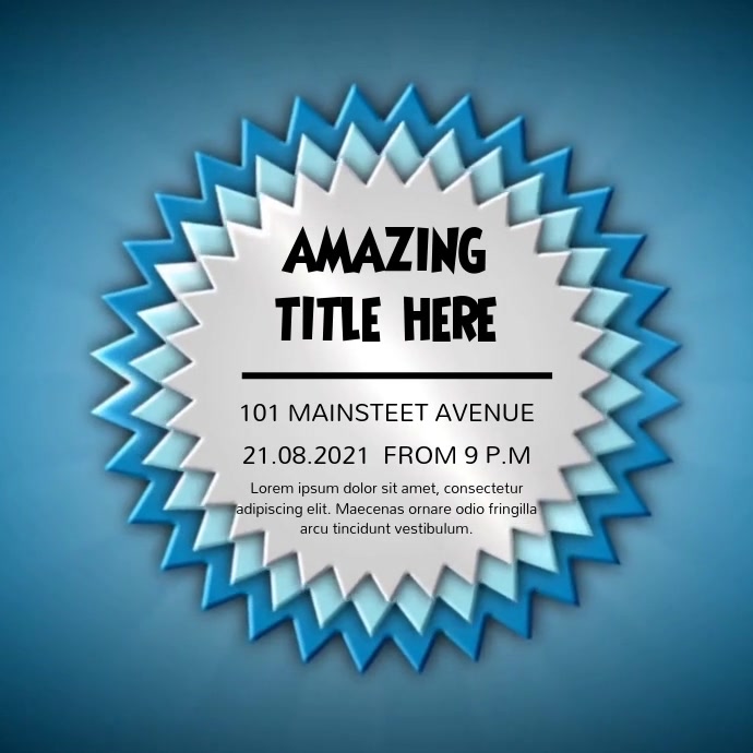 Copy of VIDEO AD TEMPLATE | PosterMyWall