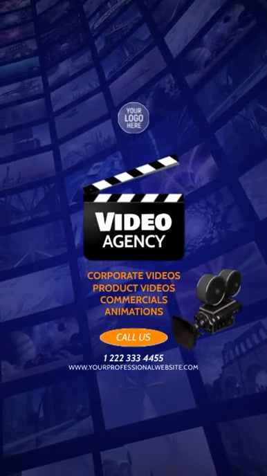 Video Flyer Video Agency Flyer Video Ad Template | PosterMyWall