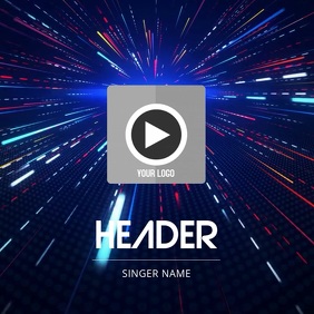 Video Cover Creater Summer Palm Trees cover video design template | PosterMyWall
